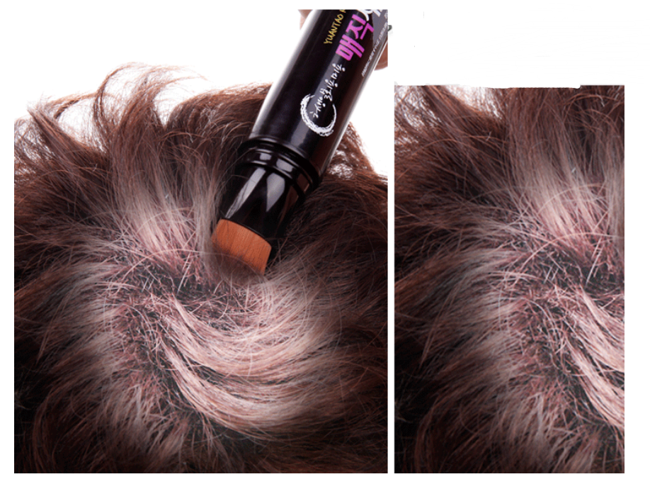 Temporary Hair Color Touch-up Brush