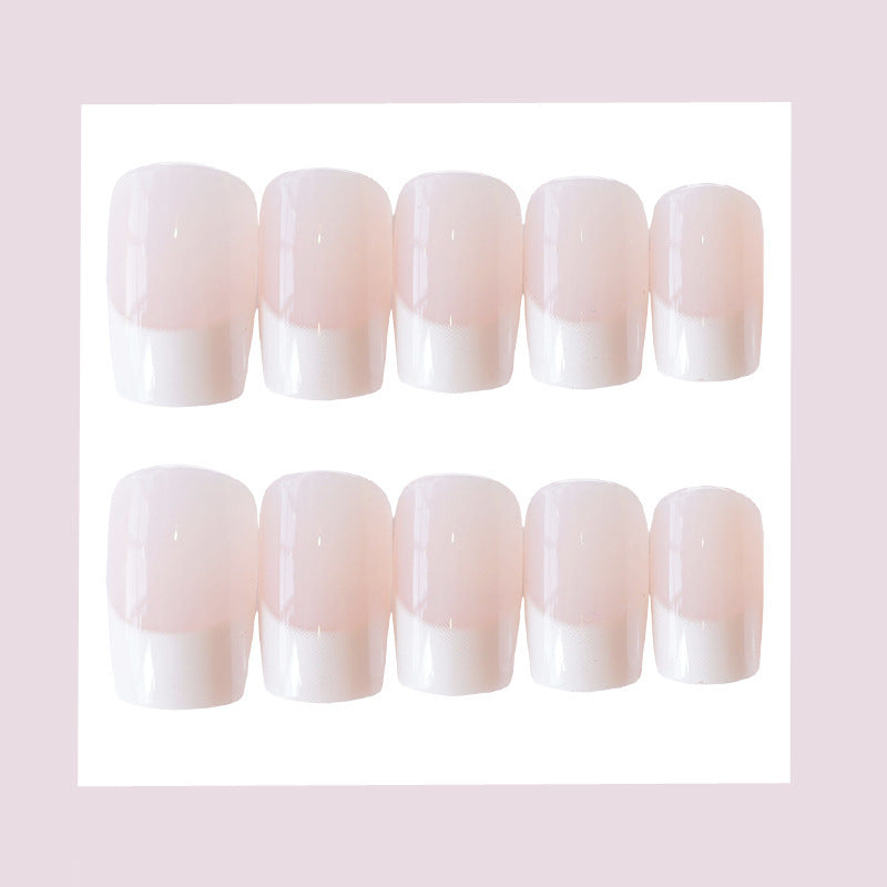 24 Piece French Long False Nails
