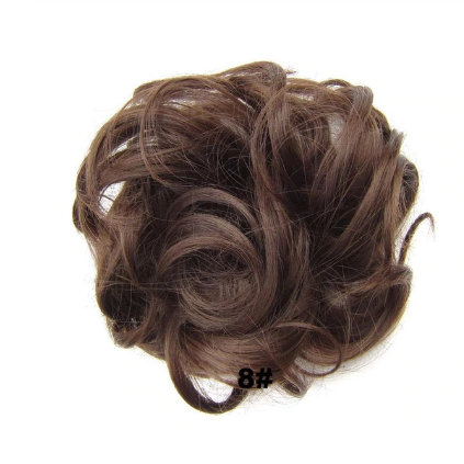 Scrunchie Synthetic Wavy Bun Ring