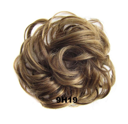 Scrunchie Synthetic Wavy Bun Ring