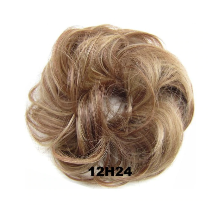 Scrunchie Synthetic Wavy Bun Ring