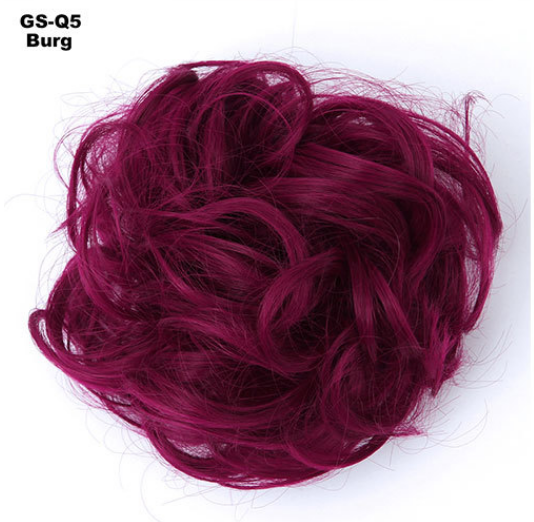 Scrunchie Synthetic Wavy Bun Ring