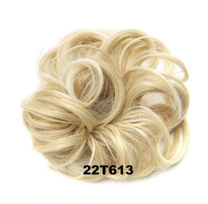 Scrunchie Synthetic Wavy Bun Ring