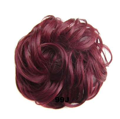 Scrunchie Synthetic Wavy Bun Ring