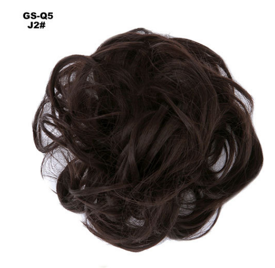 Scrunchie Synthetic Wavy Bun Ring
