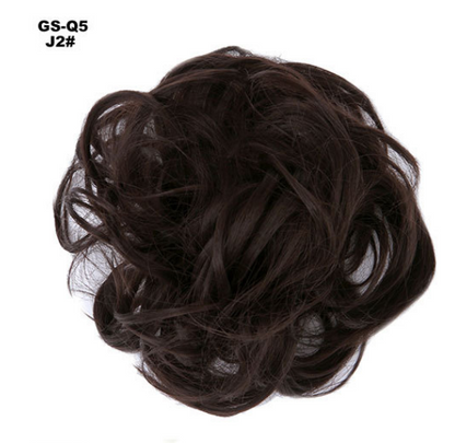 Scrunchie Synthetic Wavy Bun Ring