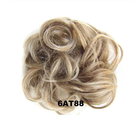 Scrunchie Synthetic Wavy Bun Ring