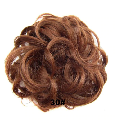 Scrunchie Synthetic Wavy Bun Ring