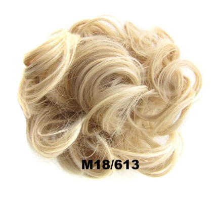 Scrunchie Synthetic Wavy Bun Ring