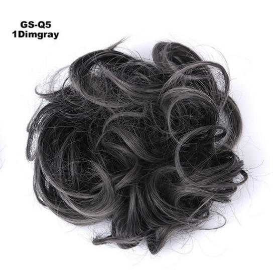 Scrunchie Synthetic Wavy Bun Ring