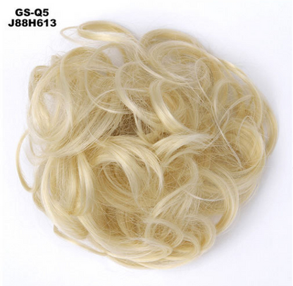 Scrunchie Synthetic Wavy Bun Ring