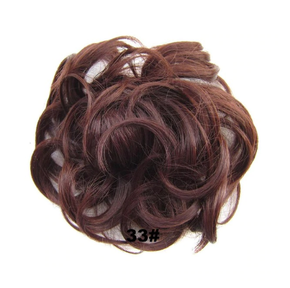 Scrunchie Synthetic Wavy Bun Ring