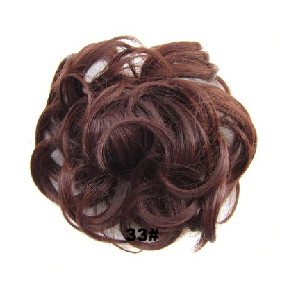 Scrunchie Synthetic Wavy Bun Ring