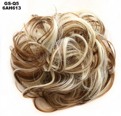 Scrunchie Synthetic Wavy Bun Ring