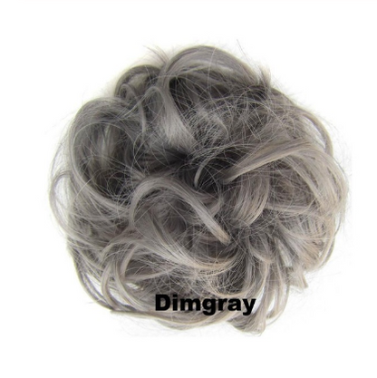 Scrunchie Synthetic Wavy Bun Ring
