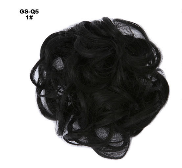 Scrunchie Synthetic Wavy Bun Ring