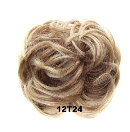 Scrunchie Synthetic Wavy Bun Ring