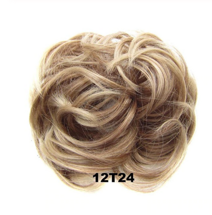 Scrunchie Synthetic Wavy Bun Ring