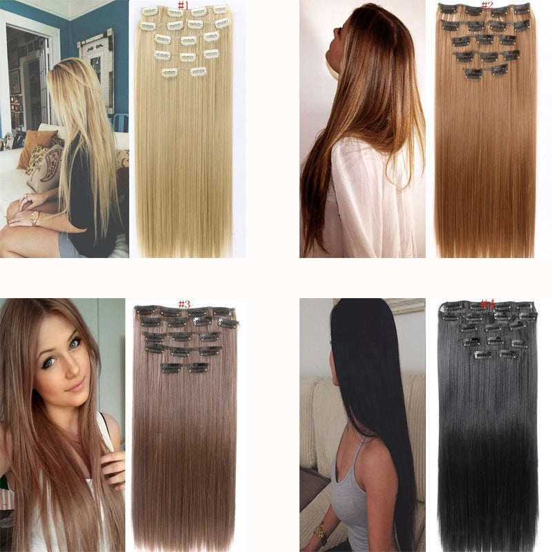 Clip In Synthetic Hair Extension Set