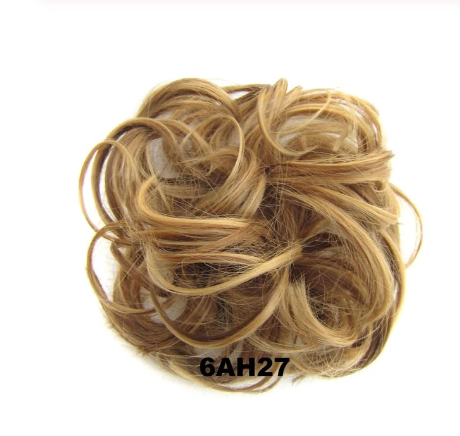 Scrunchie Synthetic Wavy Bun Ring