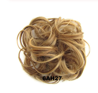 Scrunchie Synthetic Wavy Bun Ring