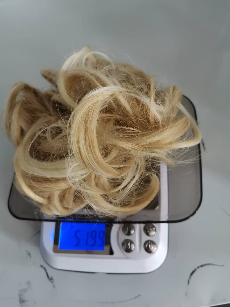 Scrunchie Synthetic Wavy Bun Ring