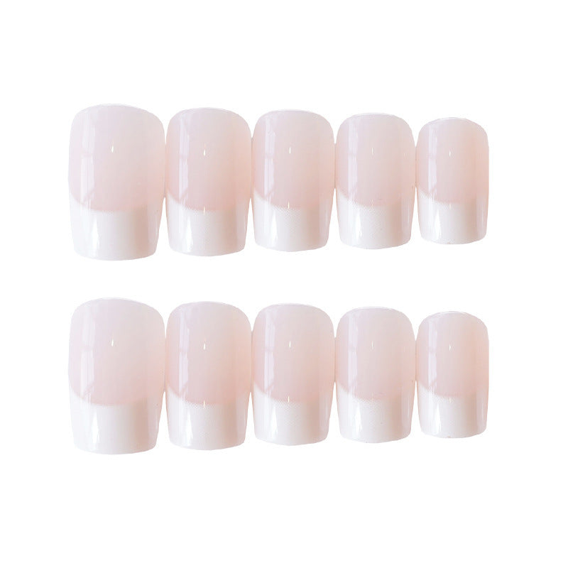 24 Piece French Long False Nails