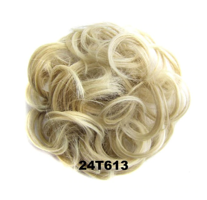 Scrunchie Synthetic Wavy Bun Ring