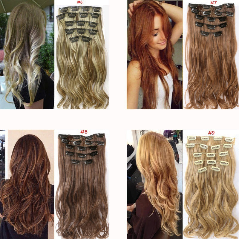 Clip In Synthetic Hair Extension Set